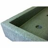 Bloomers EMSCO Group 38in Low Profile Trough Planter, Jade Green Granite 2421-1